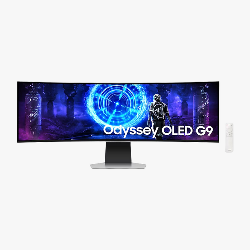Samsung Odyssey OLED G9 G95SD 49インチ ゲーミングモニター（LS49DG952SKXKR）最大360Hz / OLED / デュアルQHD / 湾曲1800R 一年間保証輸入品 - dele.io