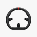 D型 ブラック レザー ステアリング Closed D Black Leather Rim - dele.io