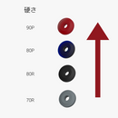 P1000ブレーキペダル用ゴムパッド 硬さ調整可能 P-ORP - dele.io