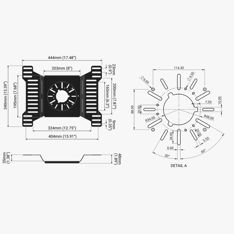TR8020 ユニバーサル・バスシェイカー／タクタイル・トランスデューサーコックピットマウント 国内正規品 TR-SHAPLATE3 - dele.io