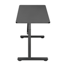 Alterzone 昇降デスク ブラック 手動式 ハンドル式 スタンディングデスク 高さ調整 勉強机 学習机 PCデスク シンプルデスク簡単組立て 幅140×奥行60cm 高さ70~117cm ALZMSD-1 - dele.io