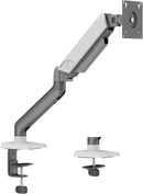 Alterzone シングルモニターアーム ディスプレイアーム グレー 17～32インチ対応 クイックリリース クランプ式&グロメット式 耐荷重2～9kg 取付簡単 多角度調節 ケーブル収納 ALZARMRUG-1 - dele.io