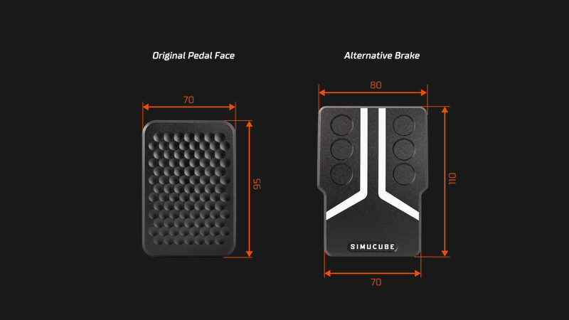 Simucube ActivePedal ブレーキ ペダル フェースプレート Brake Pedal Face Plate - dele.io